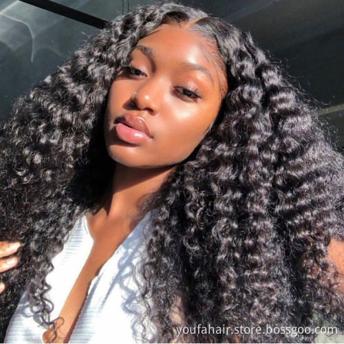 Invisible Hairline Jerry Curl 5 by 5 Human Hair HD Lace Wig Afro Kinky Curly Virgin Hair Super Fine Swiss Lace Closure Wigs
